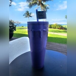 STARBUCKS 2025 Halloween Tumbler GLOW-IN-THE-DARK PURPLE SLIME VENTI TUMBLER